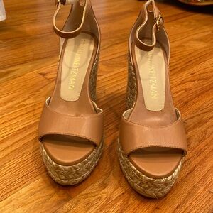 STUART WEITZMAN WEDGE ESPADRILLES Size 8